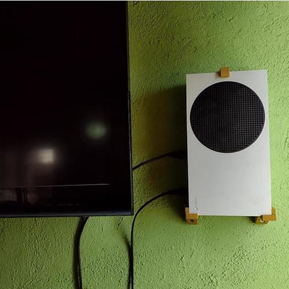 Microsoft Xbox Series S Wall Mount Console Mountable Brackets TV Display Stand